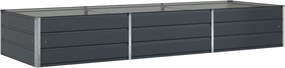 vidaXL Jardinieră Antracit 290 x 100 x 45 cm Oțel Galvanizat