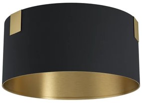 Plafonieră Eglo 39963 TORTOLA 1xE27/40W/230V negru/auriu