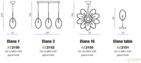 Veioza / Lampa de masa design modern DIANA