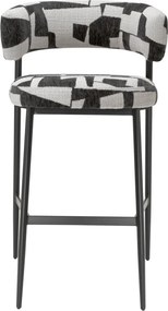 Scaun bar design LUX Bar Stool Folsom, Brooklyn black