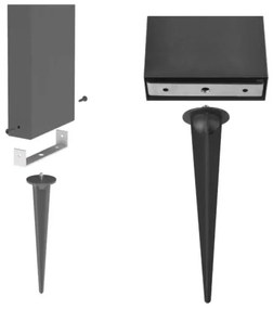 Lampă LED solară cu senzor LED/4,4W/3,7V 2200 mAh IP44