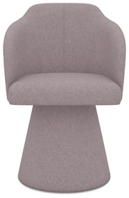 Scaun de sufragerie mov lavandă tapițat Kanoa – Makamii