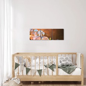 Tablou - Relaxare și spa (cu ceas) (90x30 cm)