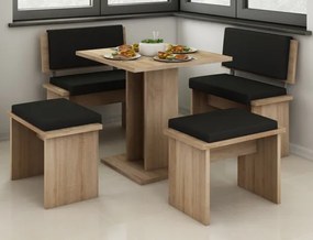 Set masă scaune pentru sufragerie Benito 4 mic (pentru 4 persoane). 746146