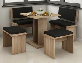 Set masă scaune pentru sufragerie Benito 4 mic (pentru 4 persoane). 746146