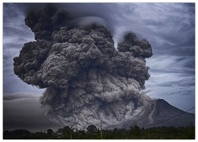 Tablou - Erupție vulcanică (70x50 cm)