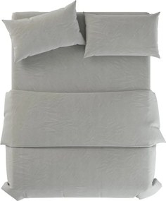 Lenjerie de pat verde prăfuit din in pentru pat dublu 200x200 cm Stone – Native Natural