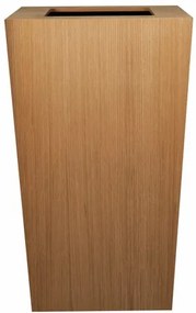 Ghiveci din lemn cu auto-irrigare NATURA, tall, mai multe variante - Hobby Flower Culoare: stejar mediu închis