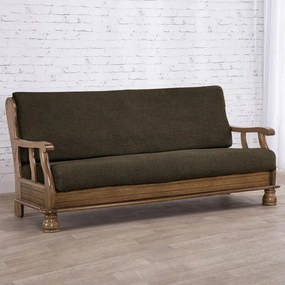 Nueva Textura Huse care se întind foarte bine NIAGARA tutunului 3fotoliu cu manere de lemn (l. 160 - 200 cm)
