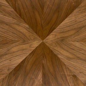 Masa rotunda Danilo nuc/negru ø120/h74 cm