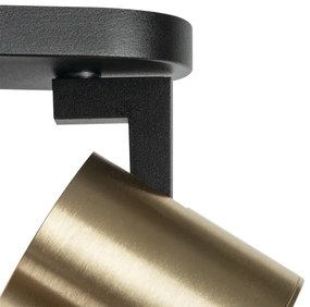 Spot de perete Kanlux 38960 LAURIN 1xGU10/10W/230V alamă/negru