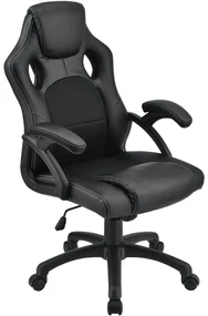 Juskys Scaun de birou Montreal - negru