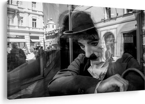 Tablou - Charles Chaplin la Praga (90x60 cm)