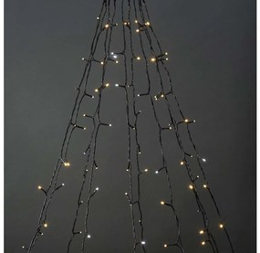 Nedis WIFILXT02W200 - LED perde Crăciun 200 LED/8 funcții 10x2m IP65 Wi-Fi Tuya