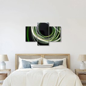 Obraz cu linii verzi (90x60 cm)