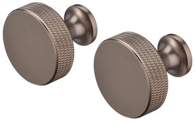 Cârlige gri 2 buc. de montat pe perete din metal Rof – Blomus