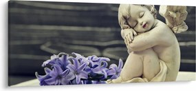 Tablou - Înger cu floare (120x50 cm)