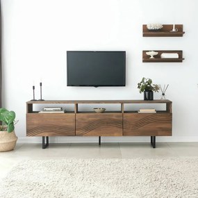 Comoda TV Onda - Walnut