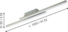 Plafonieră LED RGBW dimabilă FRAIOLI-Z LED/32W/230V Eglo 900076