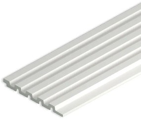 Panou riflaj decorativ 3D din polimer rigid, model Moon - 12.2x1.2x250 cm