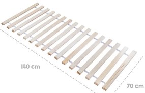 Pat pentru copii alb de tip casă 70x140 cm Montessori – Roba