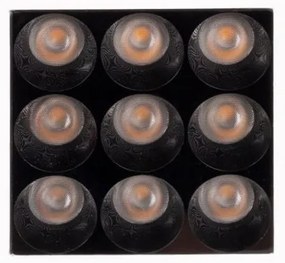 Corp incastrabil tavan fals cu 9 spoturi LED X-line