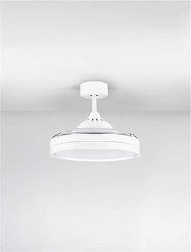 Lustra LED cu Ventilator si telecomanda NEVMA alb