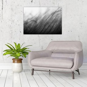 Tablou pe sticlă - Iarba în vânt (70x50 cm)