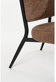 Fotoliu portocaliu/maro Sanne – White Label