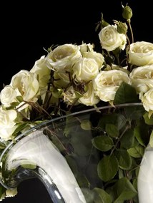 Aranjament floral elegant, buchet mare din trandafiri albi, NAPOLEON 1141163.95