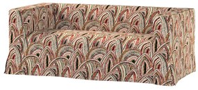 Husă canapea Klippan cu 2 locuri, lungă, cu pliuri contrastante