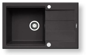 Chiuvetă de bucătărie Pyramis 70167101 SPARTA PLUS LUX 78x48 cm granit/negru