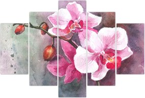 Tablou - Orhidee, acvariu (150x105 cm)