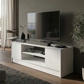 Comoda TV Sasora, culoare alb, 120 x 35 x 41.5 cm