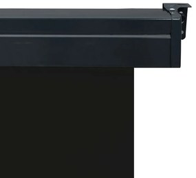 Copertina laterala de balcon, negru, 140 x 250 cm Negru, 140 x 250 cm