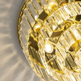 Brilagi - Plafonieră LED cu cristale MOZART 5xE14/40W/230V aurie
