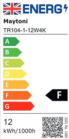 Accesoriu, Spot LED pentru sinele monofazate Unity, Basis Rot negru 4000K 12W