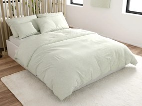Lenjerie de pat din bumbac Renforcé GREEN FLOWERS verde Dimensiunile lenjeriei: 70 x 90 cm | 140 x 200 cm