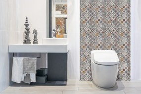 Panou de perete bucatarie Patchwork turcesc