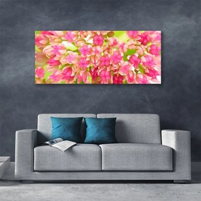 Tablou pe panza canvas Floare roz Floral