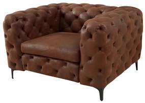 Fotoliu design Chesterfield, Microfibra, Maro Antic, MODERN BAROCK
