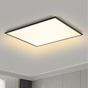Brilagi - Plafonieră LED dimabilă SLIMFRAME LED/58W/230V 60x60 cm neagră + telecomandă