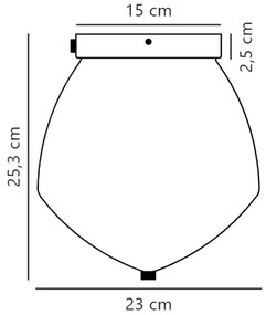 Plafonieră Nordlux ORBIFORM 1xE27/40W/230V auriu