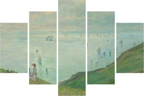 Tablou - Henri Fantin-Latour, Cliffs at Pourville, reproducere (150x105 cm)