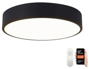 Plafonieră LED dimabilă Immax NEO 07201L RONDATE 28W/230V negru Tuya + telecomandă