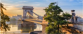 Tablou - Pod peste râu, Budapesta, Ungaria (120x50 cm)
