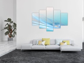 Tablou - Picătură albastră (150x105 cm)