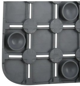Spirella Suport antiderapant pentru duș QUADROPremium, gri, 54 x 54 cm