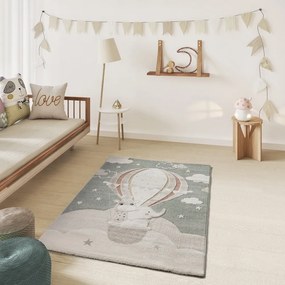 Covor pentru copii verde/bej 120x170 cm Clown – Universal