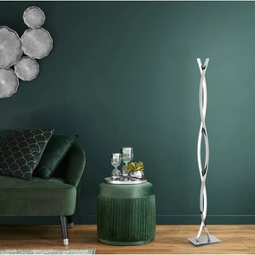 Lampadar argintiu LED (înălțime 142 cm) LASANA 2 – EGLO